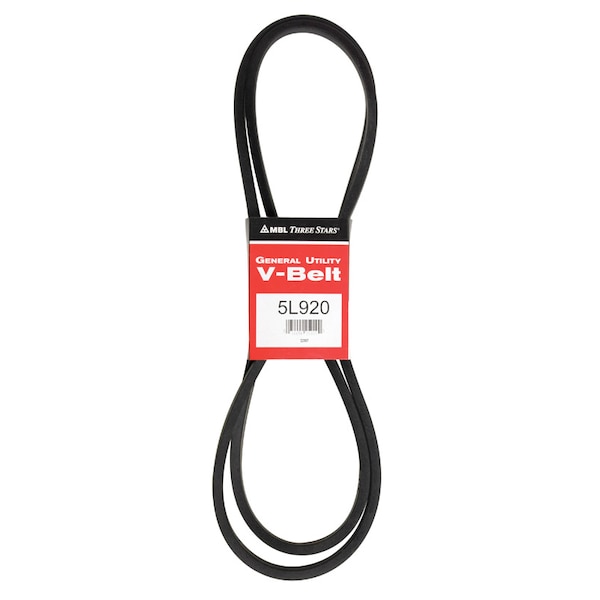 Mbl Mitsuboshi FHP General Utility V-Belt 0.63 in. W X 92 in. L For Fractional Horsepower Motors 5L920A - main